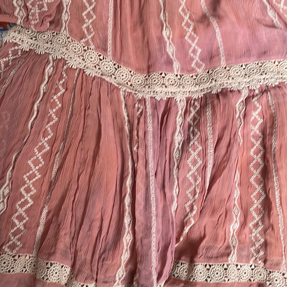 Anthropologie Floreat Orchard Off-Shoulder Dress - Picture 8 of 14